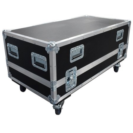 Twin Speaker Flightcase for dBTechnologies Cromo 12+ With 150mm Storage Compartment 